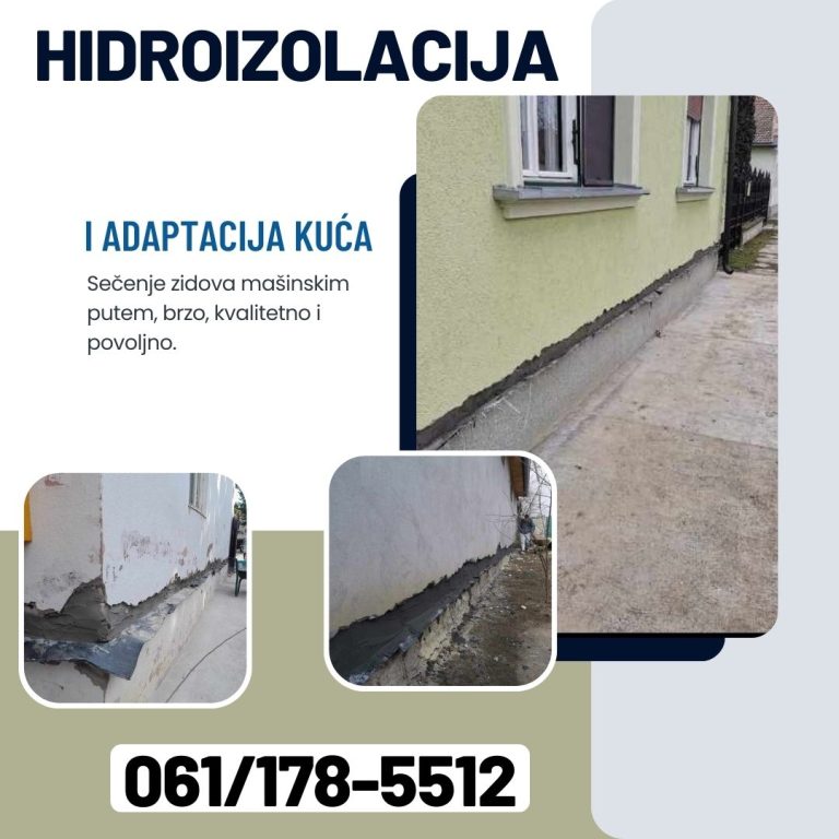 Hidroizolacija – rešite se vlažnih zidova