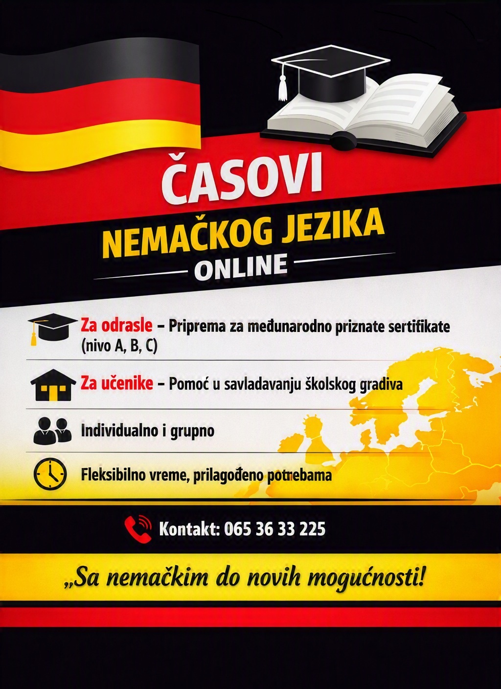 Časovi nemačkog jezika online za sve uzraste!